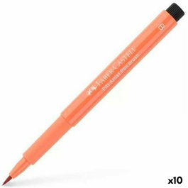 Faber Castell Pitt Artist Pen Brush Punta Pincel Canela (Set de 10)