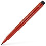 Faber Castell Rotulador Pitt Artist Pen Brush Rojo Indio, Tinta Pigmentada Permanente (Set 10 unidades) (Set de 10)