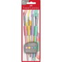 Faber Castell Set de 10 Pinceles Colores Pastel