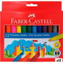 Set de Rotuladores Faber-Castell Jumbo Estuche Multicolor (12 Unidades)