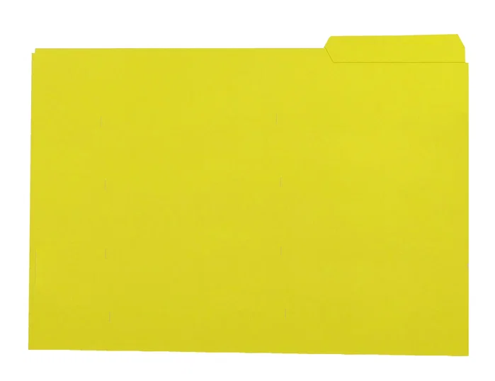 Gio Subcarpeta de cartulina Din A4 con pestaña derecha amarillo
