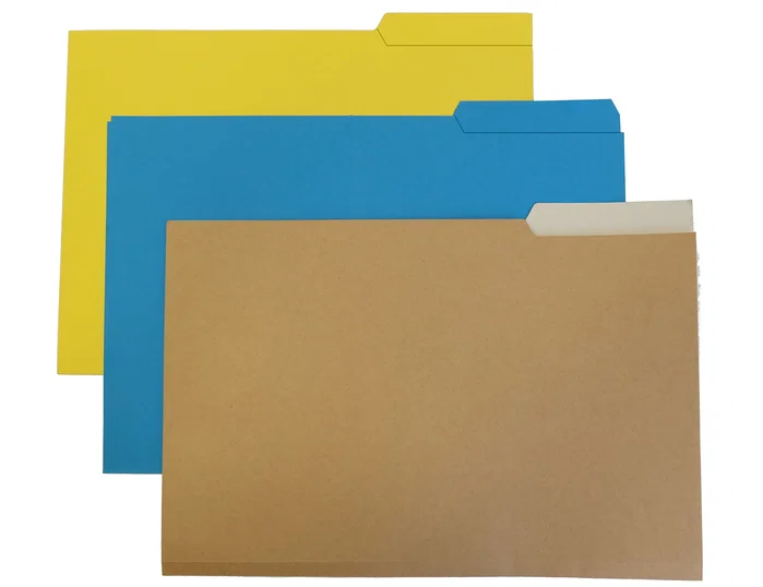 Gio Subcarpeta de cartulina Din A4 con pestaña derecha amarillo