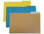 Gio Subcarpeta de cartulina Din A4 con pestaña derecha amarillo