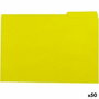 Gio Subcarpeta de cartulina Din A4 con pestaña derecha amarillo