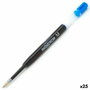 INOXCROM Recambio de Bolígrafo Cuerpo Transparente Azul 1,0 mm (Set de 25)