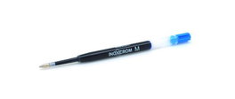 Inoxcrom Carga Bolígrafo Cuerpo Transparente 1.0 mm Azul (Set de 25) Punta Acero Inoxidable Bola Carburo Tungsteno Norma ISO 27668 Compatible Parker G2 Jumbo (Set de 25)