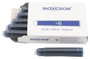 Inoxcrom Cartucho de Tinta Estilográfica Azul Real, 6 Unidades