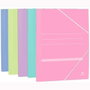 MARIOLA Carpeta de Gomas y Solapas de Cartón en Colores Pastel Surtidos (Set de 20)