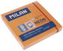MILAN Notas Adhesivas Neón Naranja 76x76 mm (Set de 10)