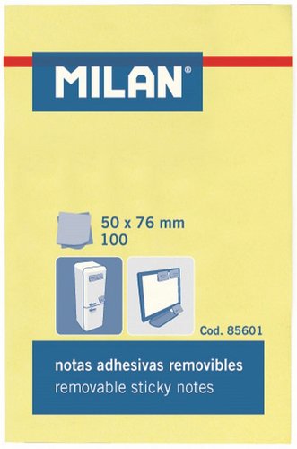 Notas Adhesivas Milan 100H 50X76 (Set de 10) Notas Adhesivas Milan 100H 50X76 (Set de 10)