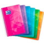 Oxford Cuaderno Índice Alfabético con Espiral 11x17cm 90gr Colores Surtidos