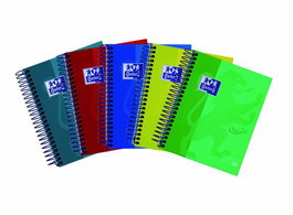 Bloc Oxford School Eu.Book 4 Touch Micro.Tapa Extra A6 120H Cuadric.5X5 90G Surtido (5 Col.) (Set de 5)