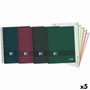 OXFORD Bloc School EU.Book 5 A4+ Cuadriculado 5x5 90g Surtido Neutros (Set de 5)