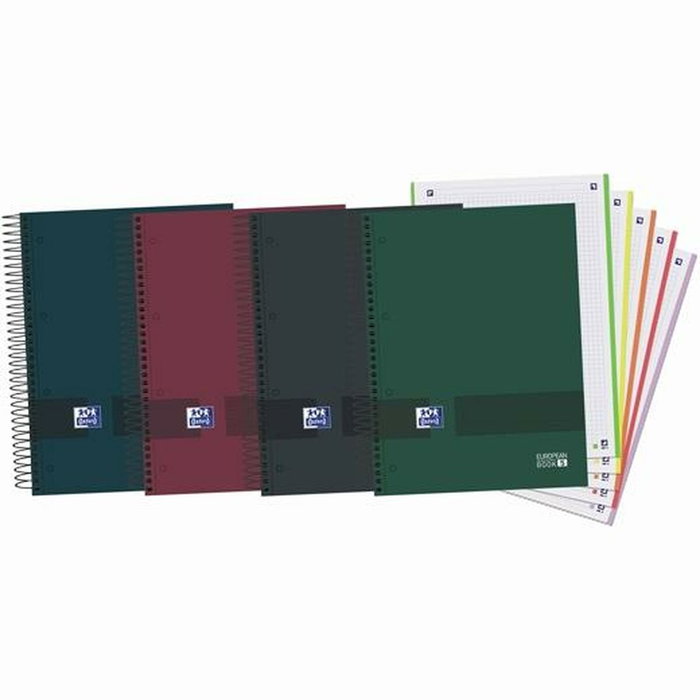 OXFORD Bloc School EU.Book 5 A4+ Cuadriculado 5x5 90g Surtido Neutros (Set de 5) OXFORD Bloc School EU.Book 5 A4+ Cuadriculado 5x5 90g Surtido Neutros (Set de 5)