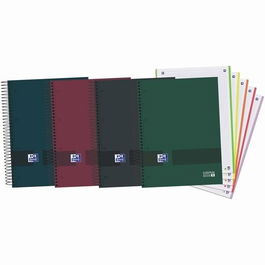 Oxford Cuaderno Europeanbook 5 Write&Erase 120H A5+ 5x5 Microperforado Tapa Extradura C-Surtidos Neutros (Set de 5) (Set de 5)