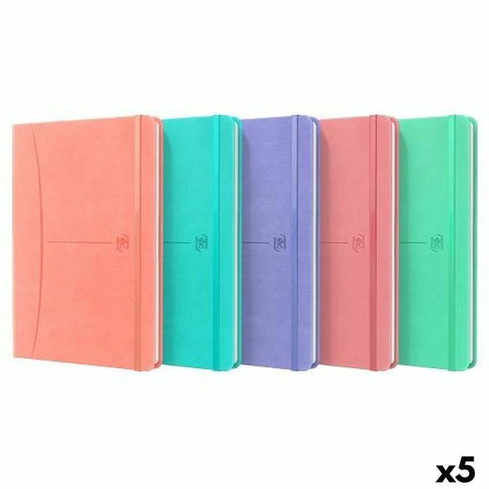 Oxford Cuaderno Cosido Tapa Extradura DIN A5 Colores Pastel Surtidos