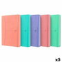 Oxford Cuaderno Cosido Tapa Extradura DIN A5 Colores Pastel Surtidos