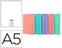 Oxford Cuaderno cosido tapa extradura Din A5, 80 hojas liso, colores pastel surtidos