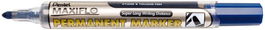 Marcador Permanente Pentel Maxiflo Nlf50 P.Conica Azul (Set de 12)
