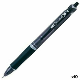 Pilot Acroball Bolígrafo Retráctil Negro Punta 1,0 mm