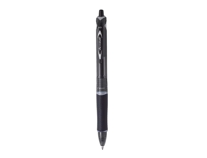 Pilot Acroball Bolígrafo Retráctil Negro Punta 1,0 mm