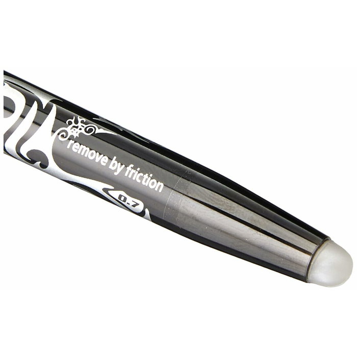 Pilot Bolígrafo Frixion Tinta Borrable Negro 0,7 mm (Set de 12)