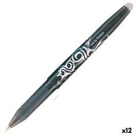 Pilot Bolígrafo Frixion Tinta Borrable Negro 0,7 mm (Set de 12)