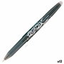 Pilot Bolígrafo Frixion Tinta Borrable Negro 0,7 mm (Set de 12)