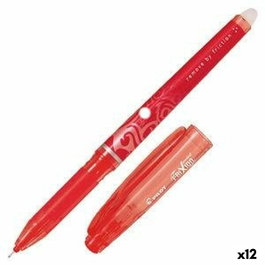 Pilot Bolígrafo Borrable Frixion Point 0.5 Rojo (Set de 12)