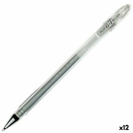 Pilot Roller G-1 Tinta Gel Plata 0,7mm (Set de 12)
