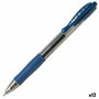 Pilot Bolígrafo de tinta de gel retráctil G-2 azul
