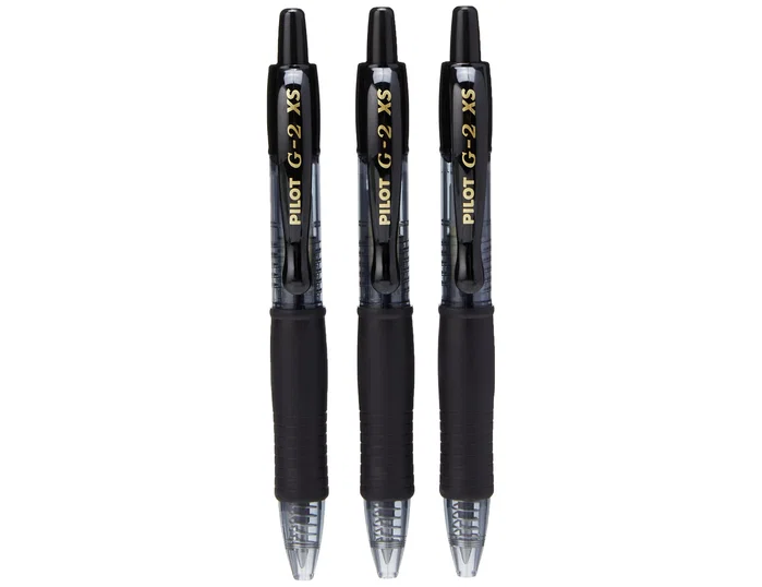Pilot Bolígrafo de Tinta Gel G2 Pixie XS Retráctil 0,7 mm Negro (Set de 12)