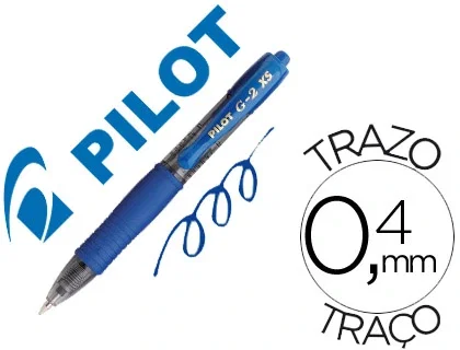 Pilot G2 Pixie Azul Tinta de Gel Retráctil (Set de 12) Pilot G2 Pixie Azul Tinta de Gel Retráctil (Set de 12)