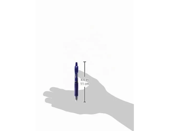 Pilot G2 Pixie Bolígrafo de Tinta Gel Retráctil Azul, 0,7 mm (Set de 12)