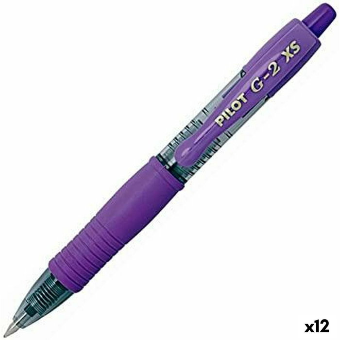 Pilot G-2 Pixie Bolígrafo Retráctil de Tinta Gel Violeta