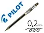 Pilot Bolígrafo G-TEC-C4 Punta Aguja Tinta Gel Negro Trazo 0.2mm