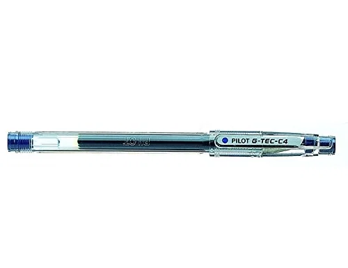 Pilot G-TEC-C4 Bolígrafos de Tinta Gel Azul (Set de 12)