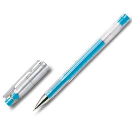 Pilot Bolígrafo Roller G-Tec-C4 Tinta Gel Azul Claro Punta Aguja 0.4 mm - Pack de 12 unidades (Set de 12)
