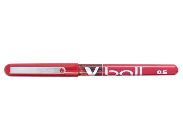 Pilot Rotulador Roller V-Ball Rojo 0.5 mm Trazo 0.3 mm