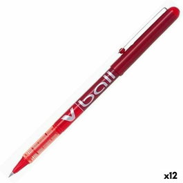 Pilot V-Ball Rojo (Set de 12)