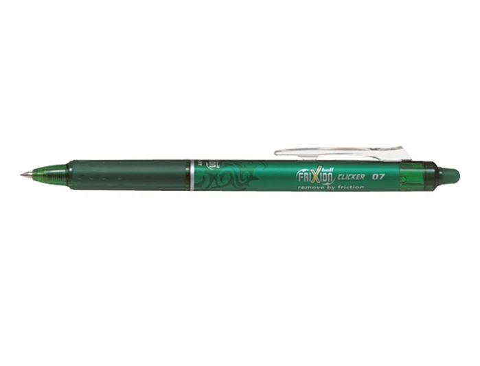 Pilot Bolígrafo Borrable Retráctil Frixion Clicker Verde