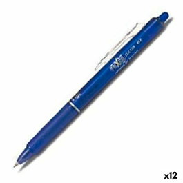 Pilot Bolígrafo Frixion Clicker Borrable Azul 0,7 mm (Set de 12)