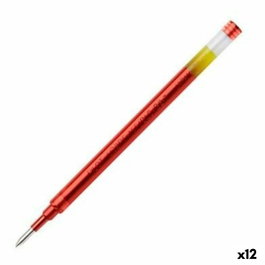 Pilot Recambio Bolígrafo G2 Tinta de Gel Rojo (Set de 12)