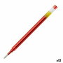 Pilot Recambio Bolígrafo G2 Tinta de Gel Rojo (Set de 12)