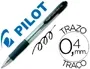 Pilot Bolígrafo Super Grip Negro Retractil Tinta Base de Aceite 0.4 mm