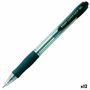 Pilot Super Grip Bolígrafo Retráctil Negro (Set de 12)