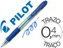 Pilot Bolígrafo Super Grip Retractil Azul Tinta Base de Aceite Punta 1mm Trazo 0.4mm