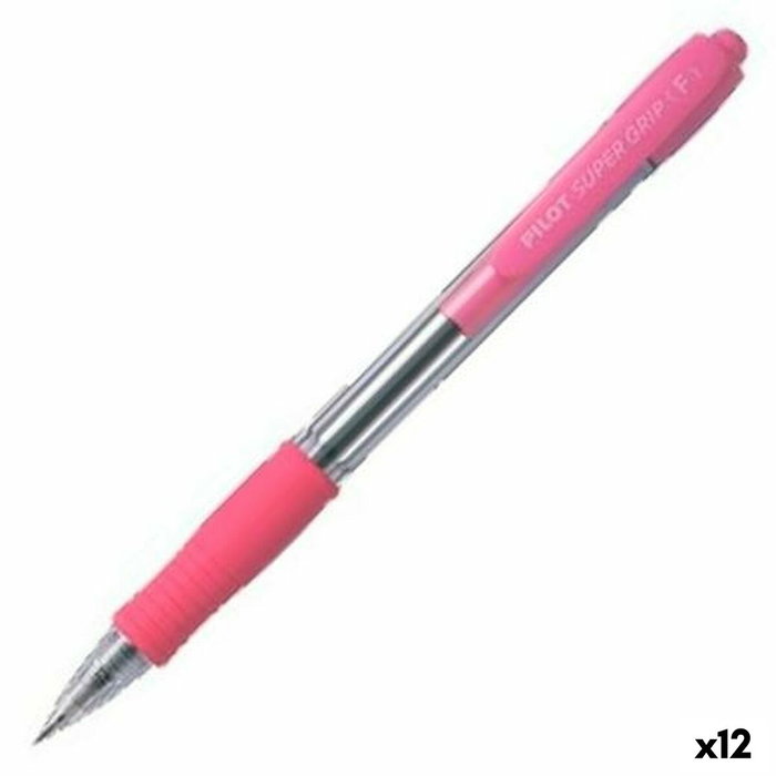 Pilot Super Grip Bolígrafo Retráctil Rosa