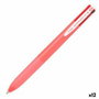 Pilot Super Grip G Bolígrafo Retráctil 4 Colores Cuerpo Rosa