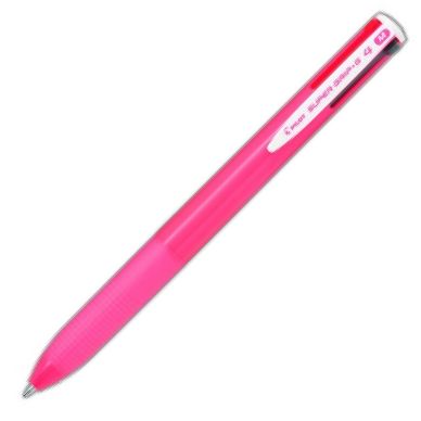 Pilot Super Grip G Bolígrafo Retráctil 4 Colores Rosa
